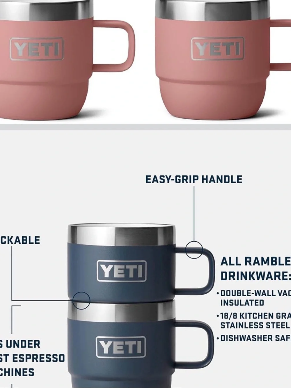 YETI Rambler Stackable Mugs - Picture 6 of 6